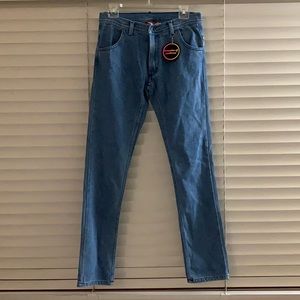 Warriors of Radness Blue Jeans